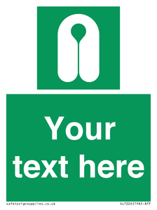 Custom sign safe condition Lifejacket